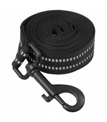 vidaXL Dog Harness with Lead & Collar Adjustable Black M