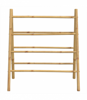 vidaXL Double Towel Ladder with 4 Rungs 90x50x100 cm Bamboo