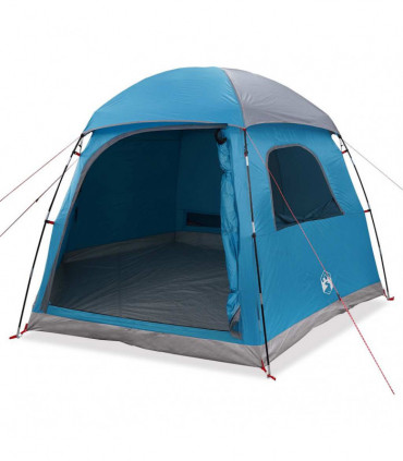 vidaXL Family Tent Igloo 6-Person Blue Waterproof
