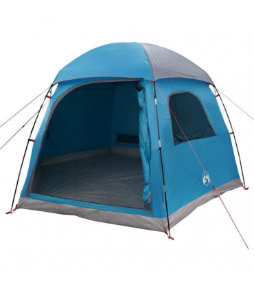 vidaXL Family Tent Igloo 6-Person Blue Waterproof