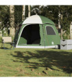 vidaXL Family Tent Igloo 6-Person Green Waterproof