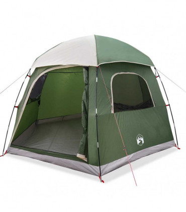 vidaXL Family Tent Igloo 6-Person Green Waterproof