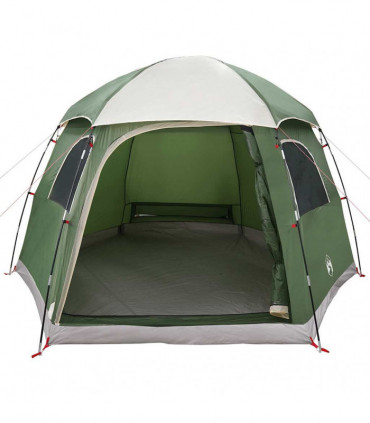 vidaXL Family Tent Igloo 6-Person Green Waterproof