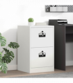 vidaXL File Cabinet White 45.5 x 42 x 74.5 cm Cold-Rolled Steel