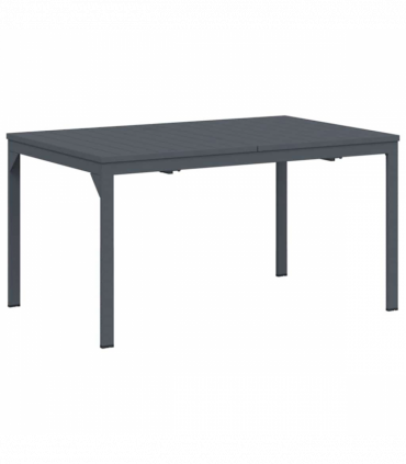 vidaXL Garden Dining Set 9 pcs Steel