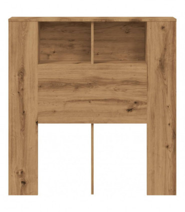 vidaXL Headboard Cabinet Artisan Oak 100x19x104.5 cm Engineered Wood