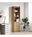 vidaXL Highboard Artisan Oak 50x35x180 cm Engineered Wood