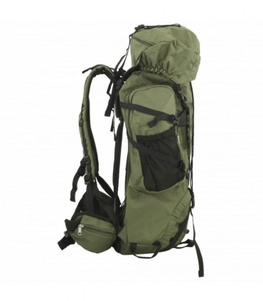 vidaXL Hiking Backpack Army Green 80 L Oxford Fabric