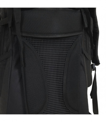 vidaXL Hiking Backpack Black 100 L Oxford Fabric