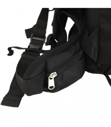 vidaXL Hiking Backpack Black 100 L Oxford Fabric