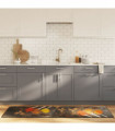 vidaXL Kitchen Rug Multicolour 60x180 cm Washable Anti Slip