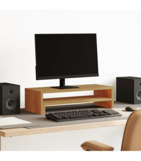 vidaXL Monitor Stand Artisian Oak 54x22x15 cm Engineered Wood