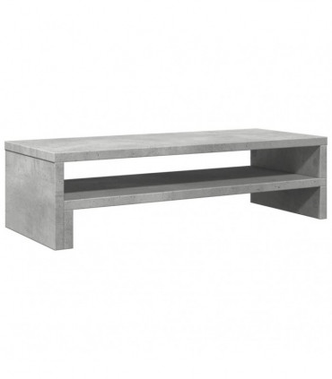 vidaXL Monitor Stand Concrete Grey 54x22x15 cm Engineered Wood
