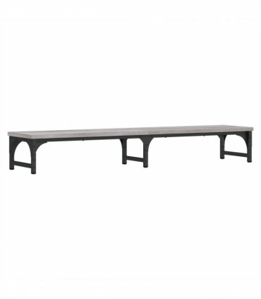 vidaXL Monitor Stand Grey Sonoma 105x23x15.5 cm Engineered Wood