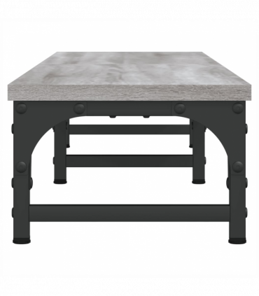 vidaXL Monitor Stand Grey Sonoma 105x23x15.5 cm Engineered Wood