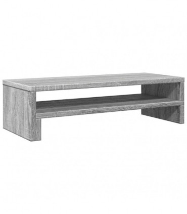 vidaXL Monitor Stand Grey Sonoma 54x22x15 cm Engineered Wood