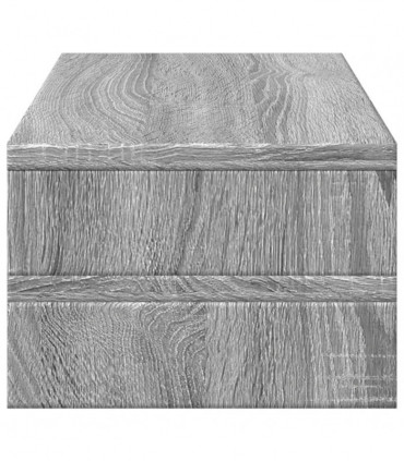 vidaXL Monitor Stand Grey Sonoma 54x22x15 cm Engineered Wood