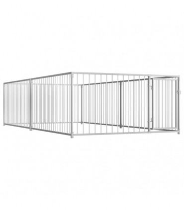 vidaXL Outdoor Dog Kennel 200x400x100 cm