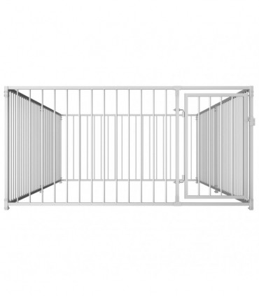 vidaXL Outdoor Dog Kennel 200x400x100 cm