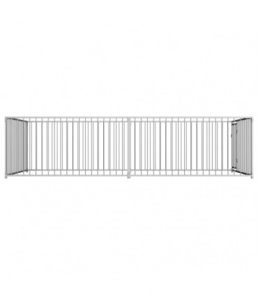 vidaXL Outdoor Dog Kennel 200x400x100 cm