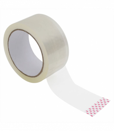 vidaXL Packaging Tape 72 pcs Transparent 48 mm x 66 m