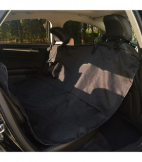 vidaXL Pet Rear Car Seat Cover 148x142 cm Black