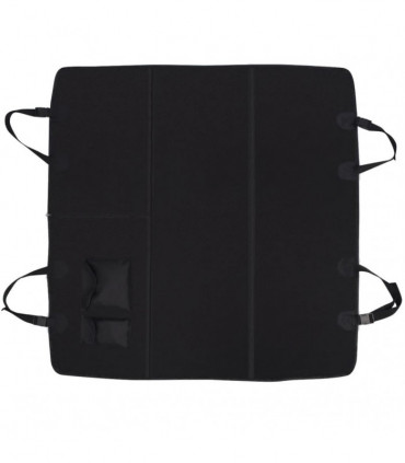 vidaXL Pet Rear Car Seat Cover 148x142 cm Black