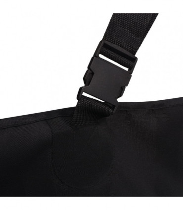 vidaXL Pet Rear Car Seat Cover 148x142 cm Black