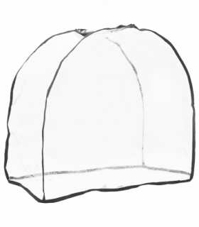 vidaXL Pet Stroller Cover Other Transparent 65 x 32 x 57 cm PVC