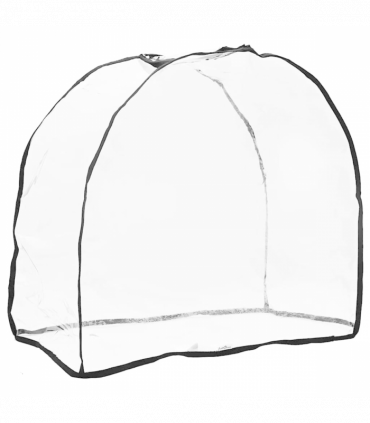 vidaXL Pet Stroller Cover Other Transparent 65 x 32 x 57 cm PVC