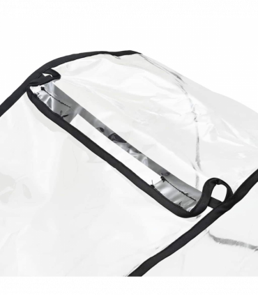 vidaXL Pet Stroller Cover Other Transparent 65 x 32 x 57 cm PVC