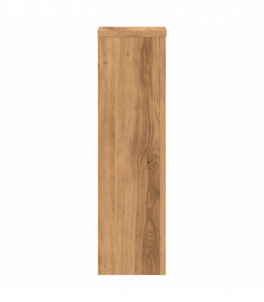 vidaXL Plant Stand 2pcs Artisian Oak 17x17x60 cm Engineered Wood