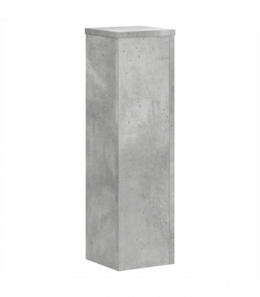 vidaXL Plant Stand 2pcs Concrete Grey 17x17x60 cm Engineered Wood