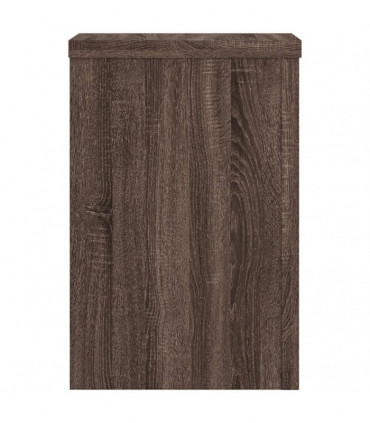 vidaXL Plant Stands 2 pcs Brown Oak 20x20x30 cm Engineered Wood