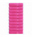 vidaXL Premium Hand Towels 10 pcs Pink 50x100 cm 600 gsm 100% Cotton