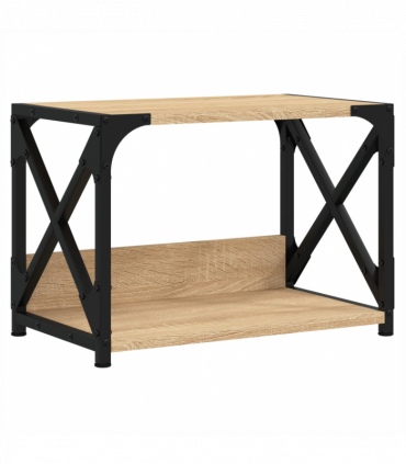 vidaXL Printer Stand 2-Tier Sonoma Oak 44x26x31.5 cm Engineered Wood