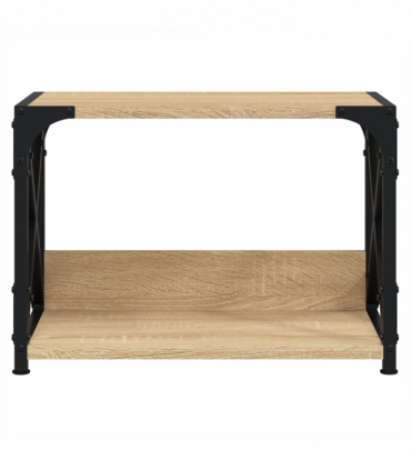 vidaXL Printer Stand 2-Tier Sonoma Oak 44x26x31.5 cm Engineered Wood