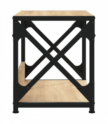 vidaXL Printer Stand 2-Tier Sonoma Oak 44x26x31.5 cm Engineered Wood