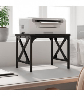 vidaXL Printer Stand Black 40x30x31 cm Engineered Wood