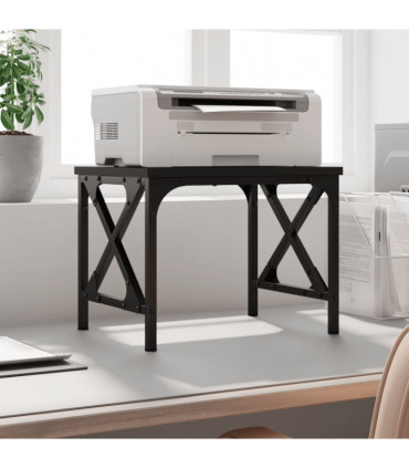 vidaXL Printer Stand Black 40x30x31 cm Engineered Wood