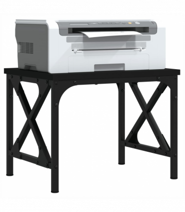 vidaXL Printer Stand Black 40x30x31 cm Engineered Wood