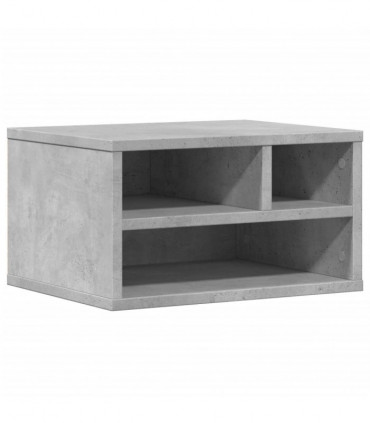vidaXL Printer Stand Concrete Grey 40x32x22,5 cm Engineered Wood