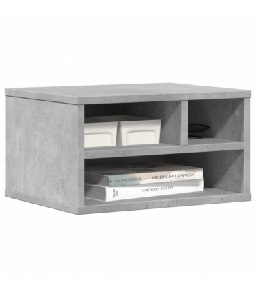 vidaXL Printer Stand Concrete Grey 40x32x22,5 cm Engineered Wood