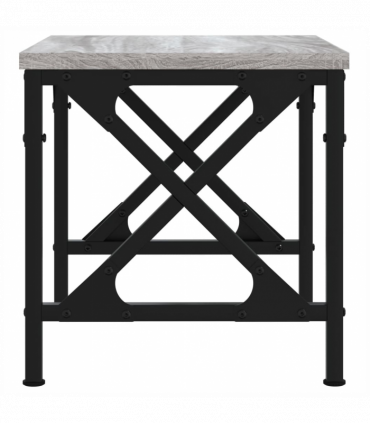 vidaXL Printer Stand Grey Sonoma 40x30x31 cm Engineered Wood