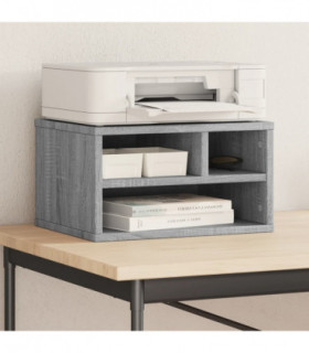 vidaXL Printer Stand Grey Sonoma 40x32x22,5 cm Engineered Wood