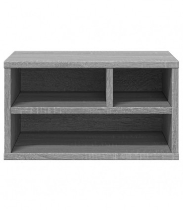 vidaXL Printer Stand Grey Sonoma 40x32x22,5 cm Engineered Wood