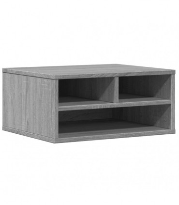 vidaXL Printer Stand Grey Sonoma 49x40x22,5 cm Engineered Wood