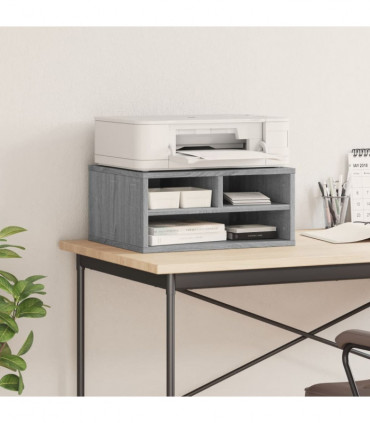 vidaXL Printer Stand Grey Sonoma 49x40x22,5 cm Engineered Wood