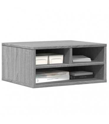 vidaXL Printer Stand Grey Sonoma 49x40x22,5 cm Engineered Wood