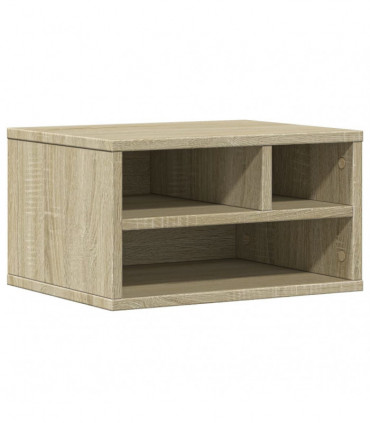 vidaXL Printer Stand Sonoma Oak 40x32x22,5 cm Engineered Wood